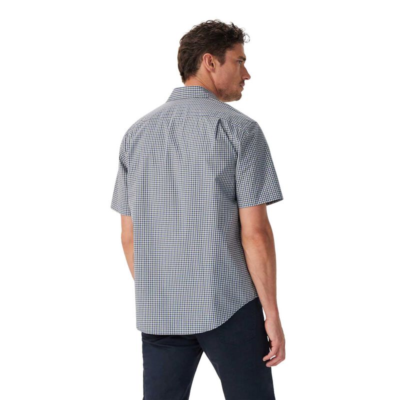 R.M. Williams Mogo Poplin Check Short Sleeve Shirt image number 1